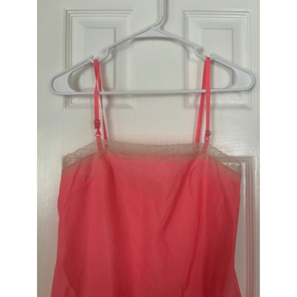 Fischer Heavenly Lingerie Size 30 Color Salmon Tan Lace Trim - Picture 6 of 10